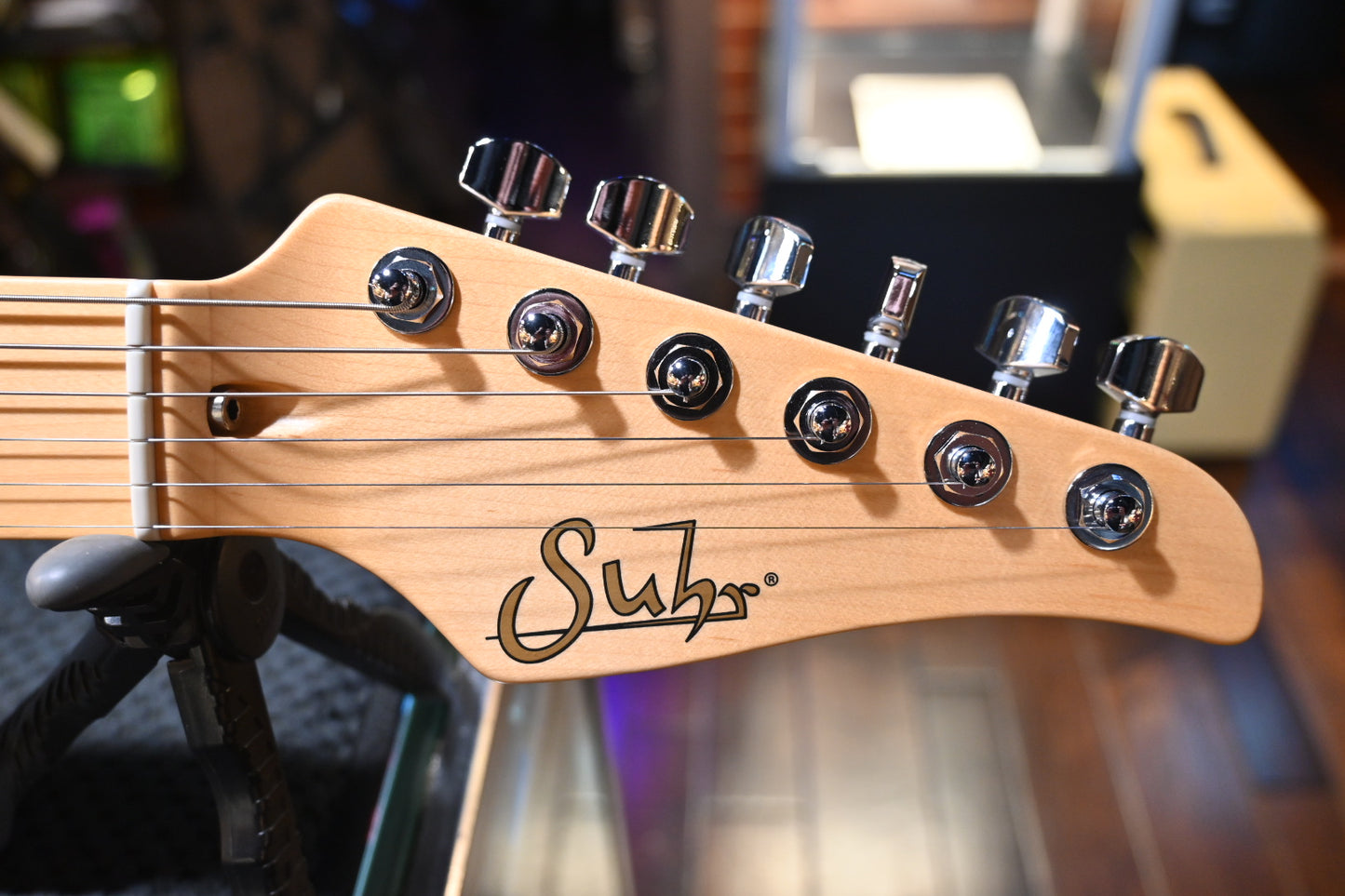 Suhr Classic S Maple SSS - Black Guitar #0478