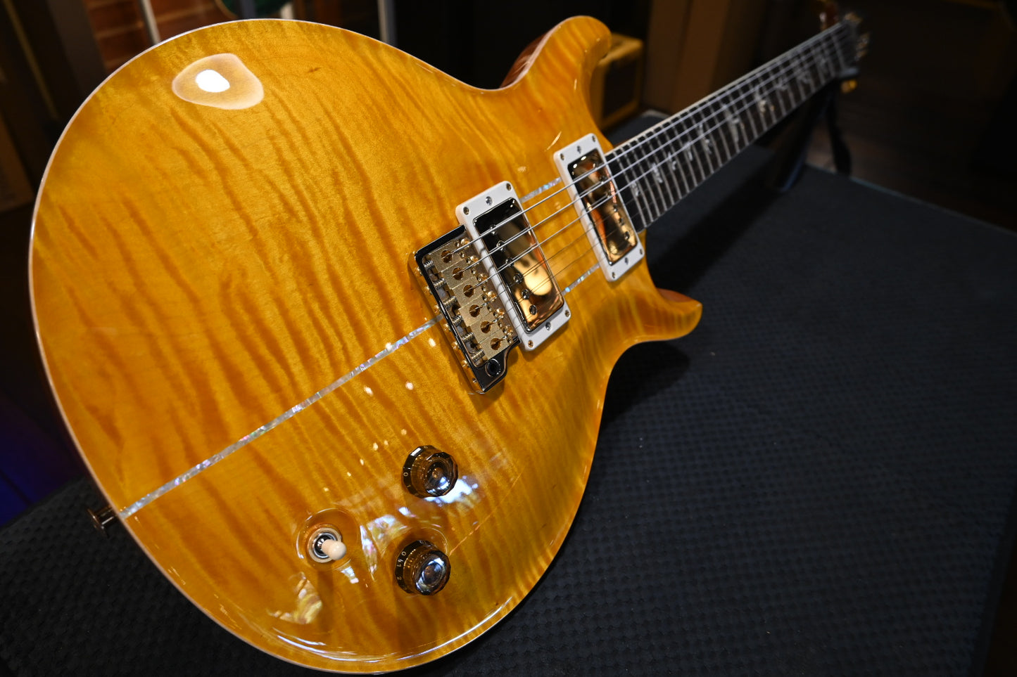 PRS Santana Retro 10-Top 2023 - Santana Yellow Guitar #6838