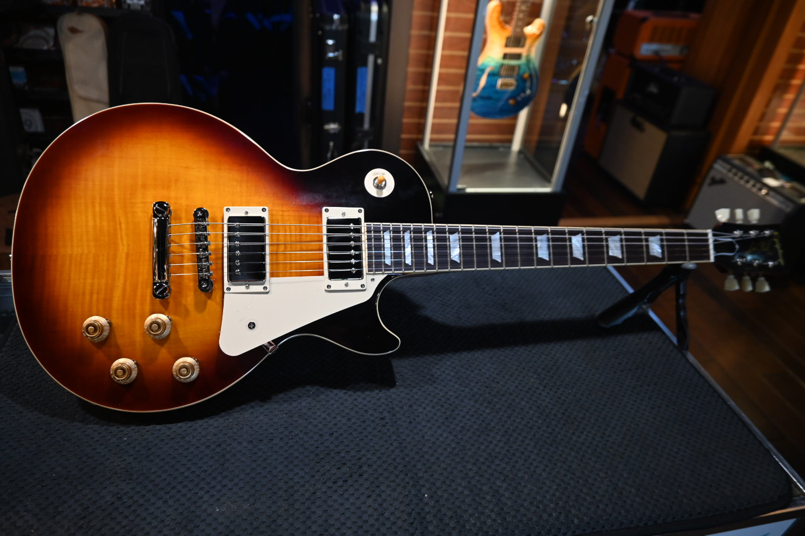 Epiphone Inspired by Gibson Custom 1959 Les Paul Standard Reissue - Washed Bourbon Burst Guitar #0100 - Danville Music