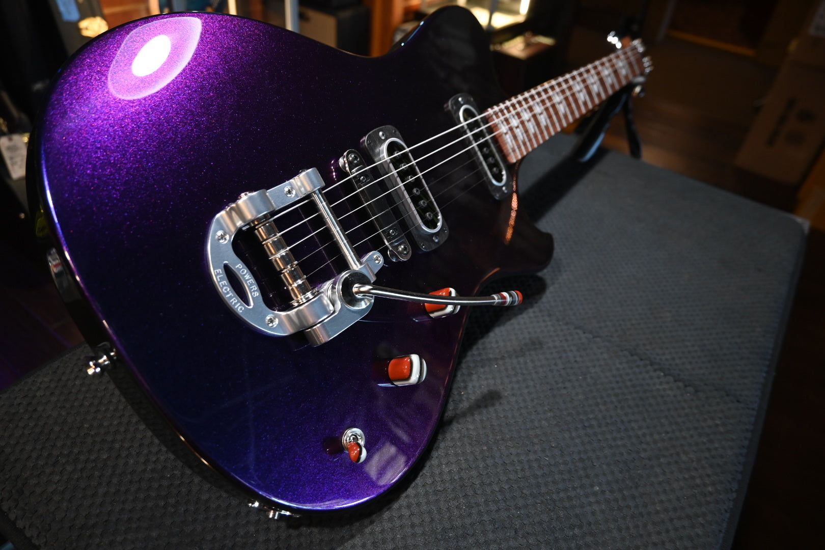 Powers Electric A-Type PF42 CamTail - Chroma Cosmos Guitar #B138 - Danville Music