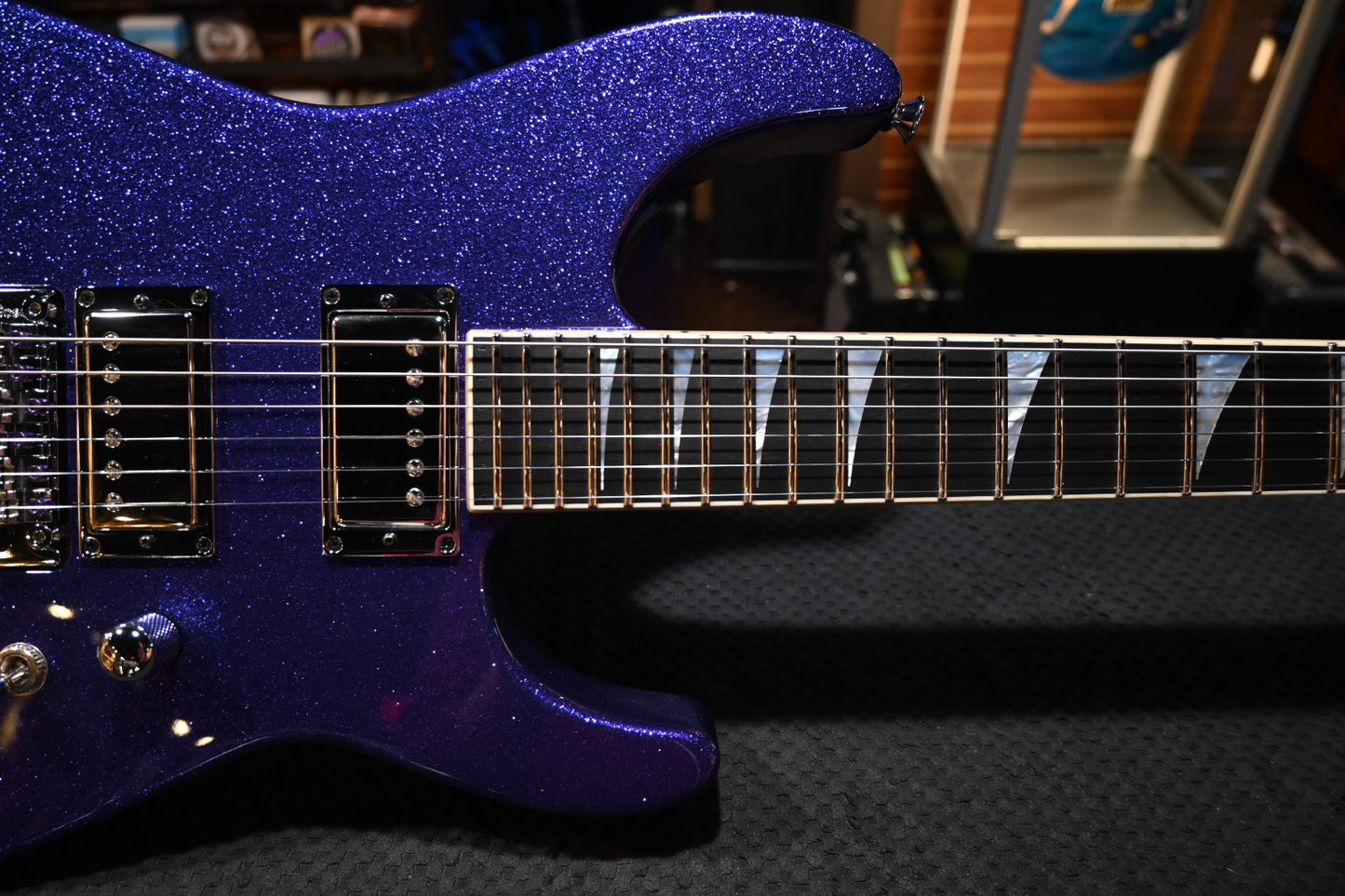 Jackson Custom Shop SL 2H FR 2023 - Purple Sparkle Guitar #0549 - Danville Music