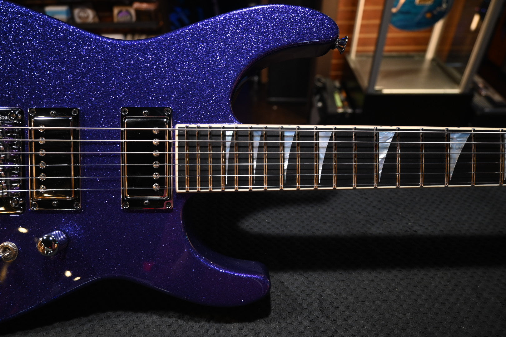 Jackson Custom Shop SL 2H FR 2023 - Purple Sparkle Guitar #0549 - Danville Music