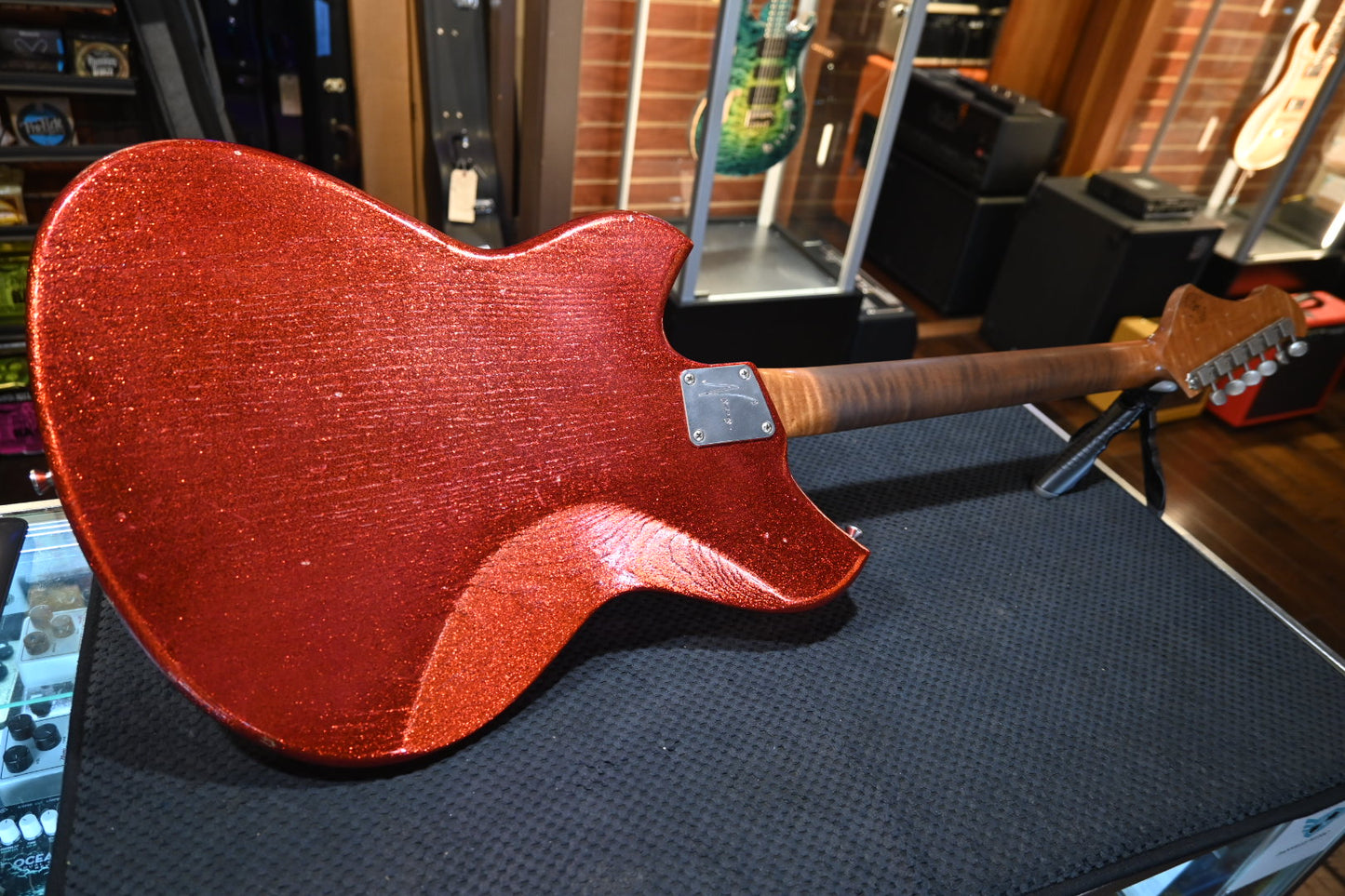 Novo Miris J Custom - Candy Apple Red Sparkle Guitar #4370