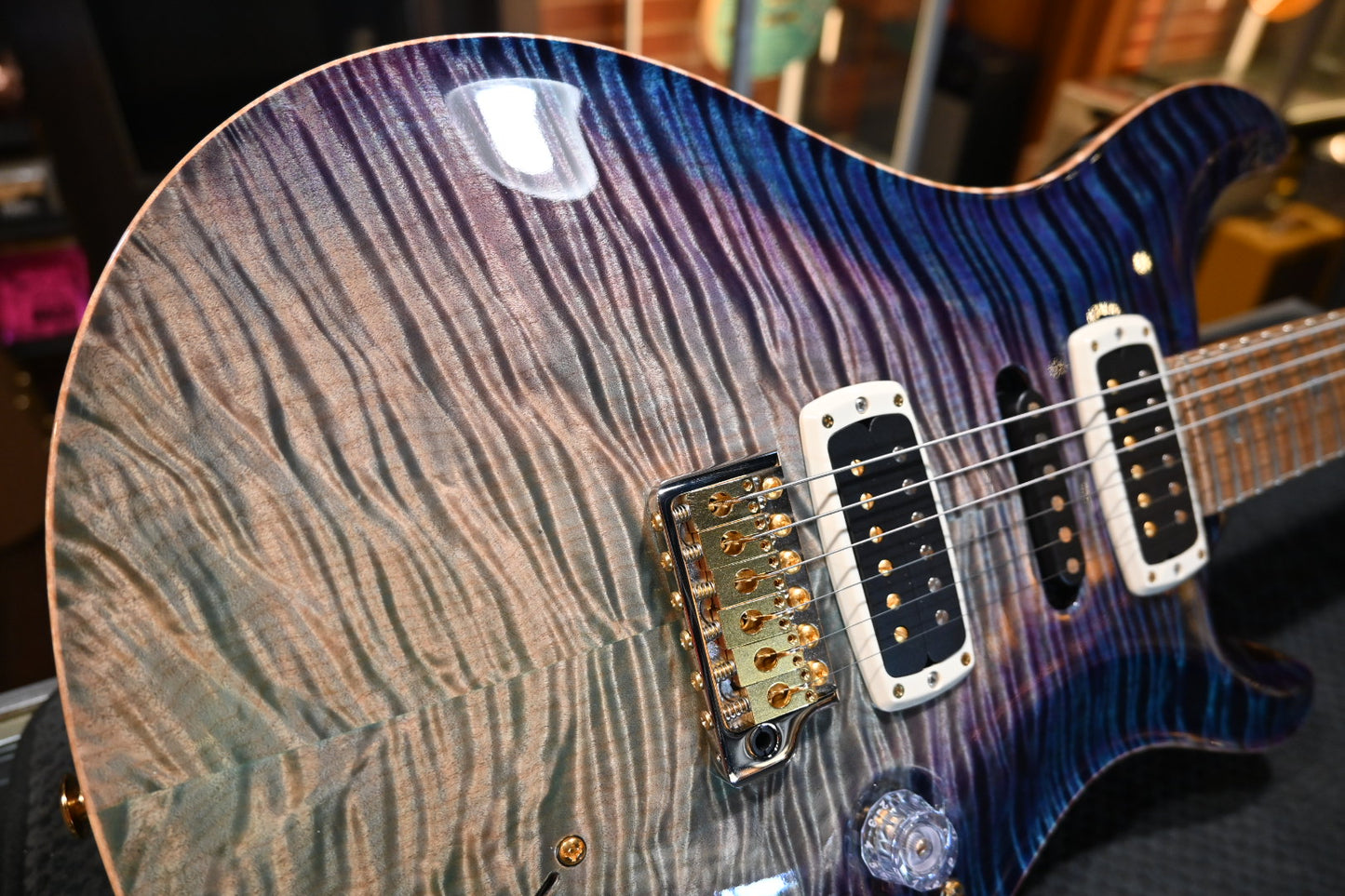 PRS Private Stock Modern Eagle V 2023 - Faded Aqua Violet Dragon’s Breath Guitar #11005