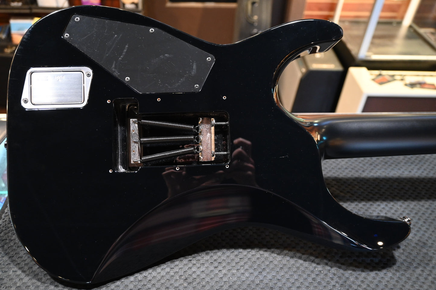ESP M-II Custom - Black Guitar #0232 USED - Danville Music