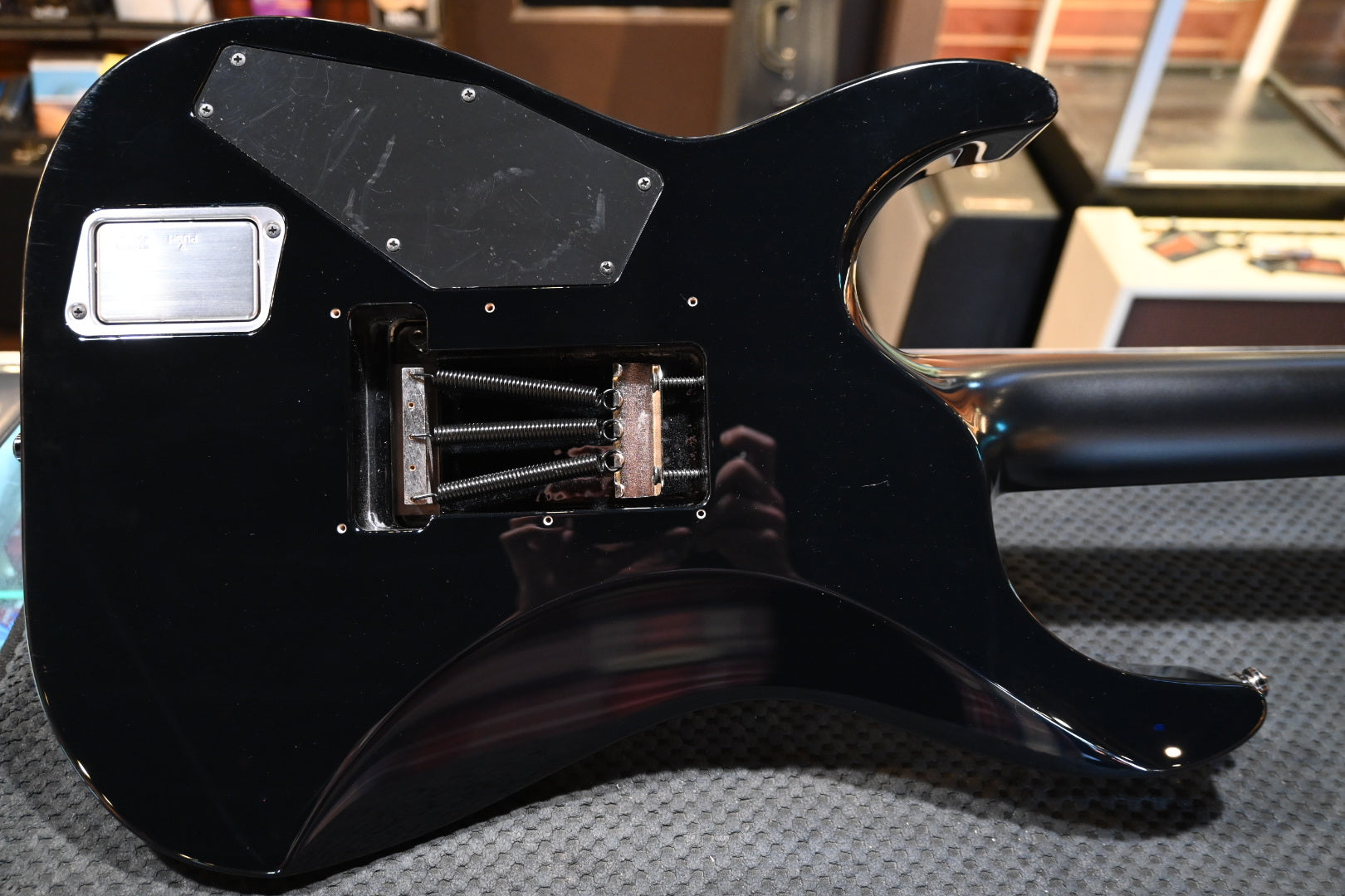 ESP M-II Custom - Black Guitar #0232 USED - Danville Music