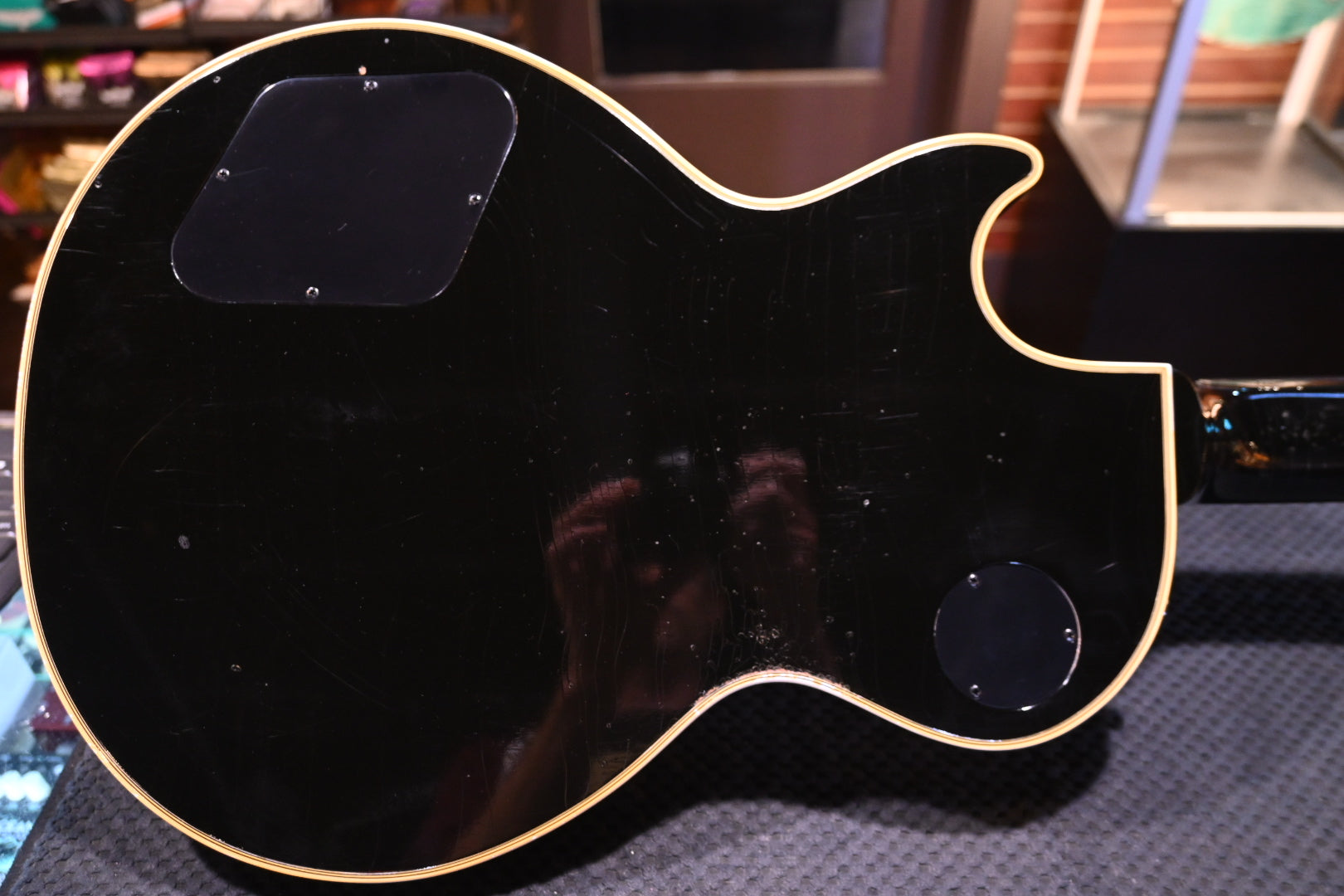 Gibson Custom Shop Kirk Hammett 1989 Les Paul Custom Murphy Lab Aged Nitro 2024 - Ebony Guitar #KH114 - Danville Music