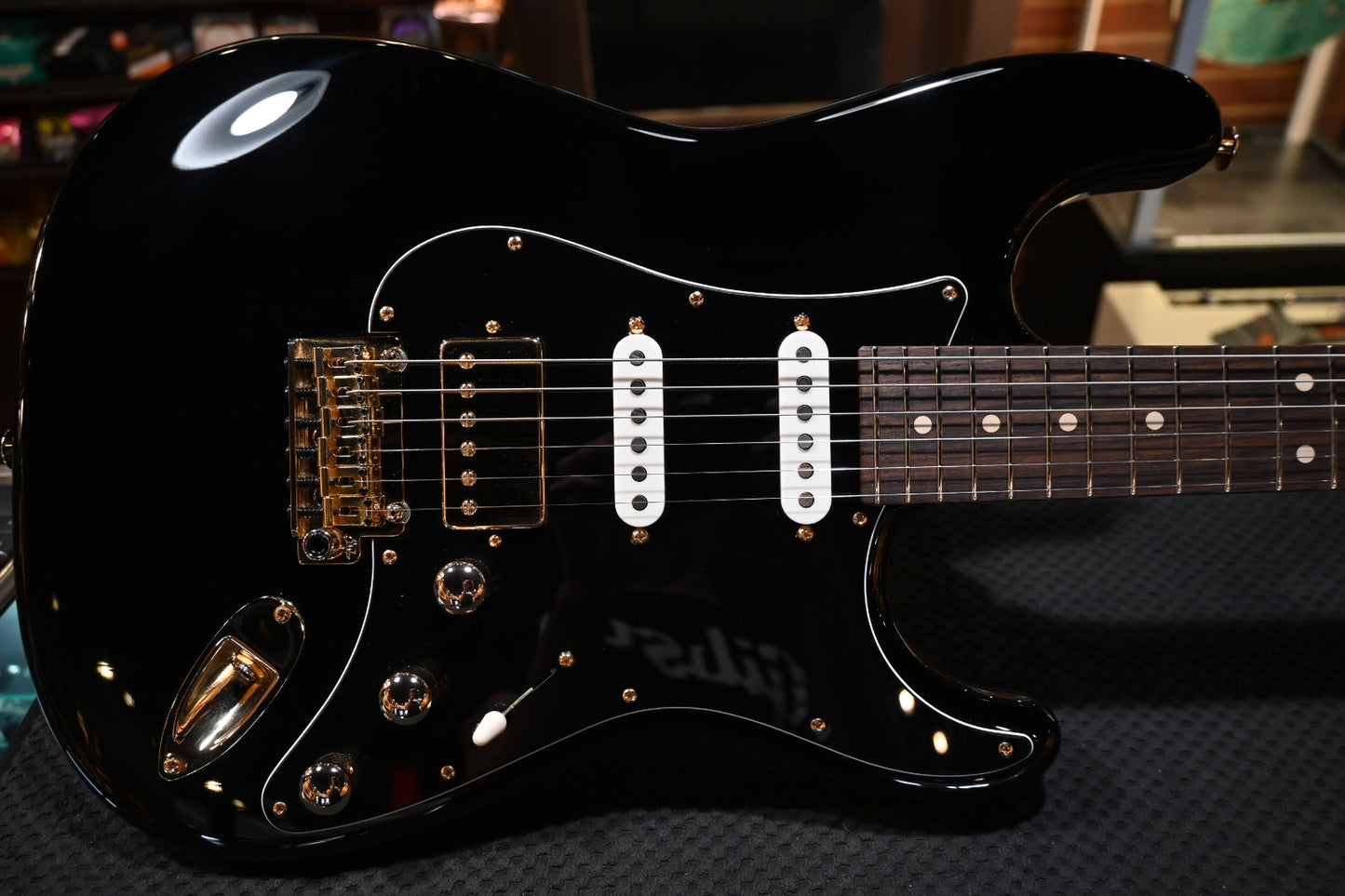Suhr Custom Classic S - Black Guitar #2914 - Danville Music