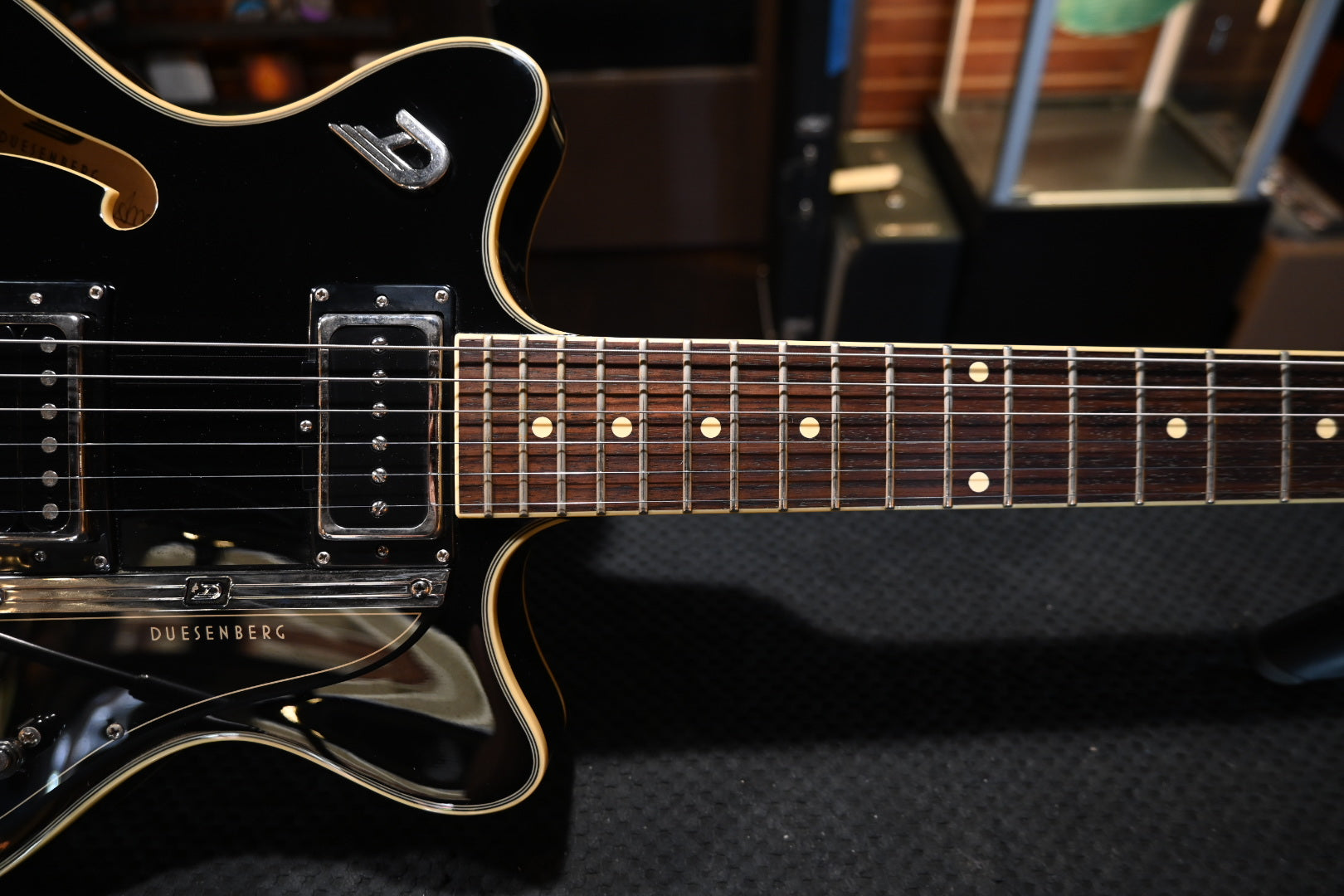Duesenberg Fullerton TV - Black Guitar #2135 USED - Danville Music