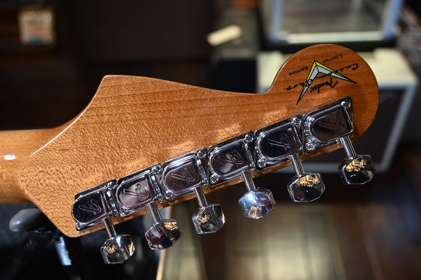 Fender Custom Shop Limited Edition Custom Deluxe Roasted Stratocaster - 3-Tone Burst Sparkle Guitar #9481 - Danville Music