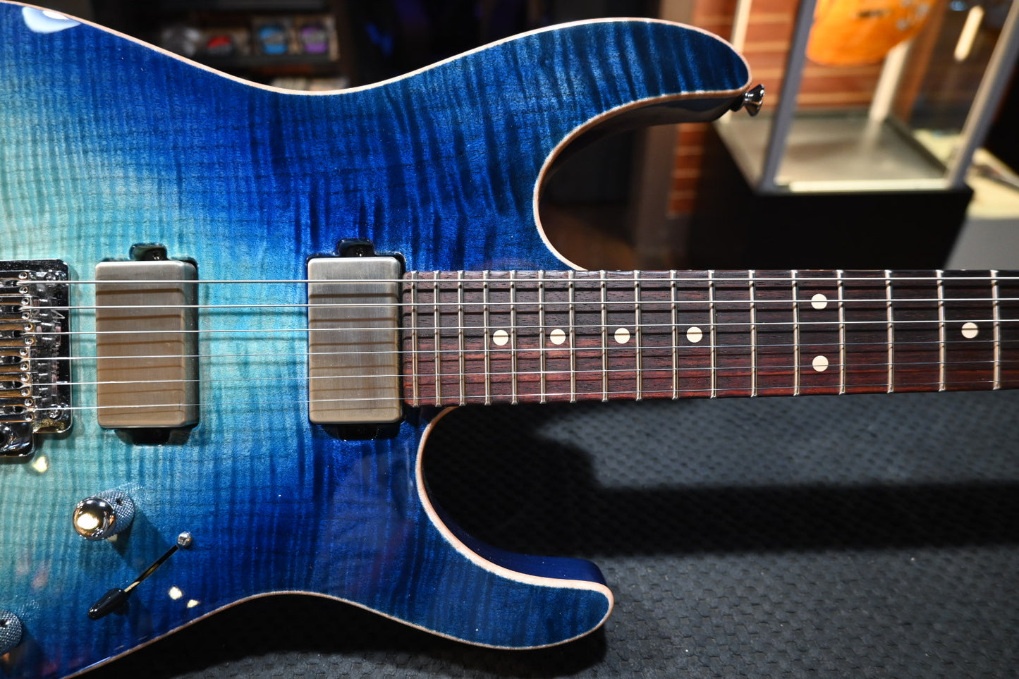 Tom Anderson Li’l Angel 2023 - Blue WakeSurf Guitar #923N