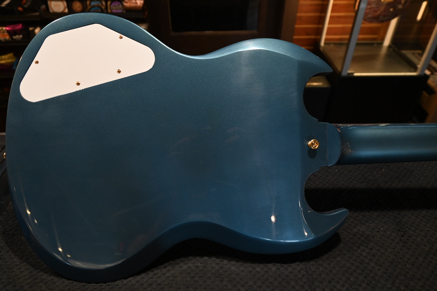 Gibson Custom Shop 1963 Les Paul SG Custom 3-Pickup Bigsby VOS “Hendrix” PSL - Pelham Blue Guitar #4363