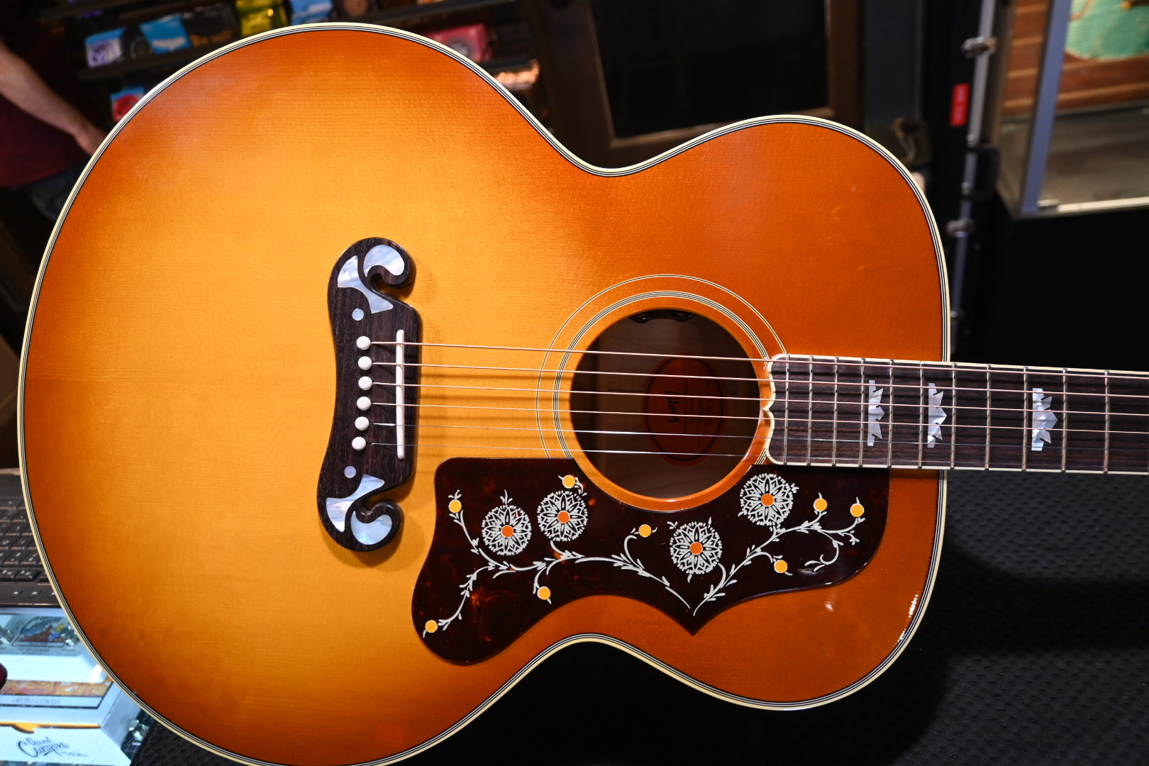 Gibson SJ-200 ‘60s Original - Heritage Cherry Sunburst Guitar #5029 - Danville Music