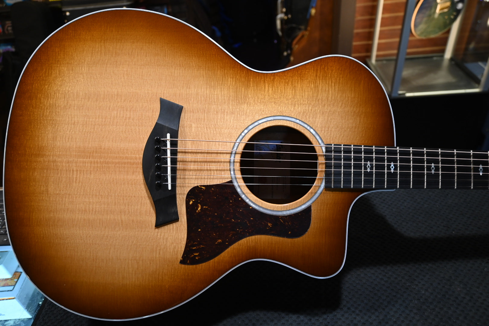 Taylor 214ce Special Edition Tigerwood Guitar #5414 - Danville Music