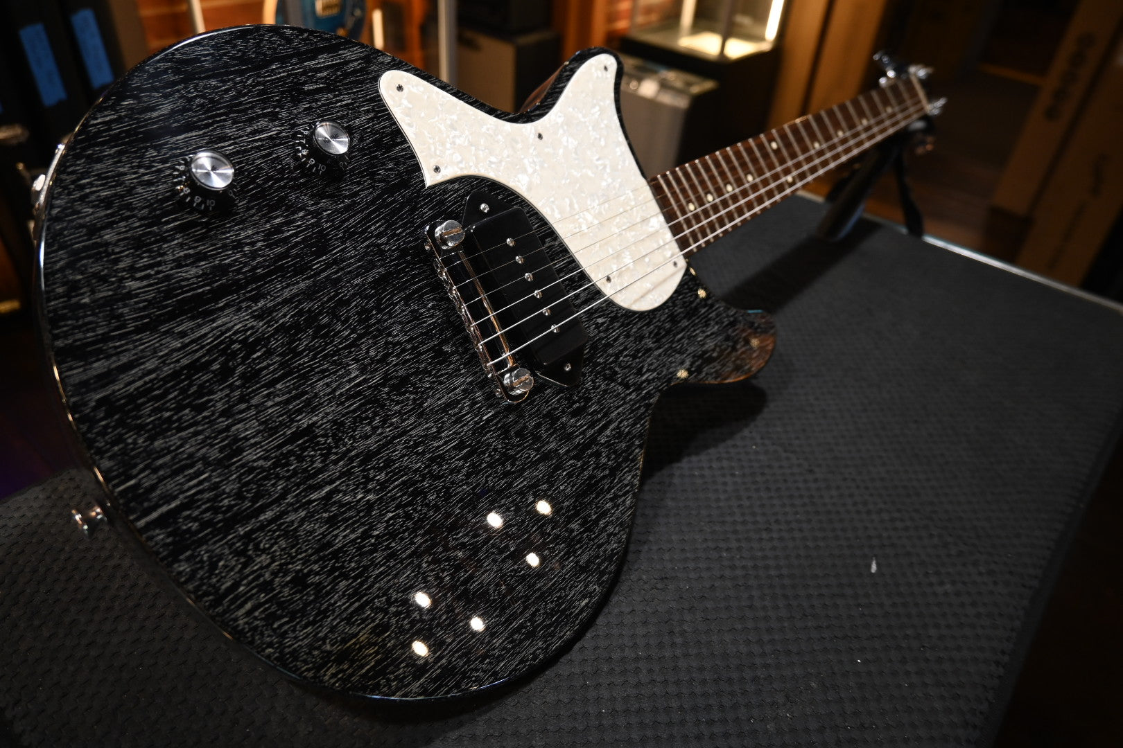 Collings 290 DC-S Left-Handed 2016 - Black Doghair Guitar #4233 - Danville Music