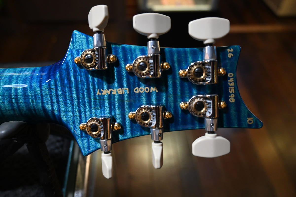 PRS Select Wood Library McCarty 594 Tremolo 10-Top “408” Switching - Arctic Blue Guitar #1598