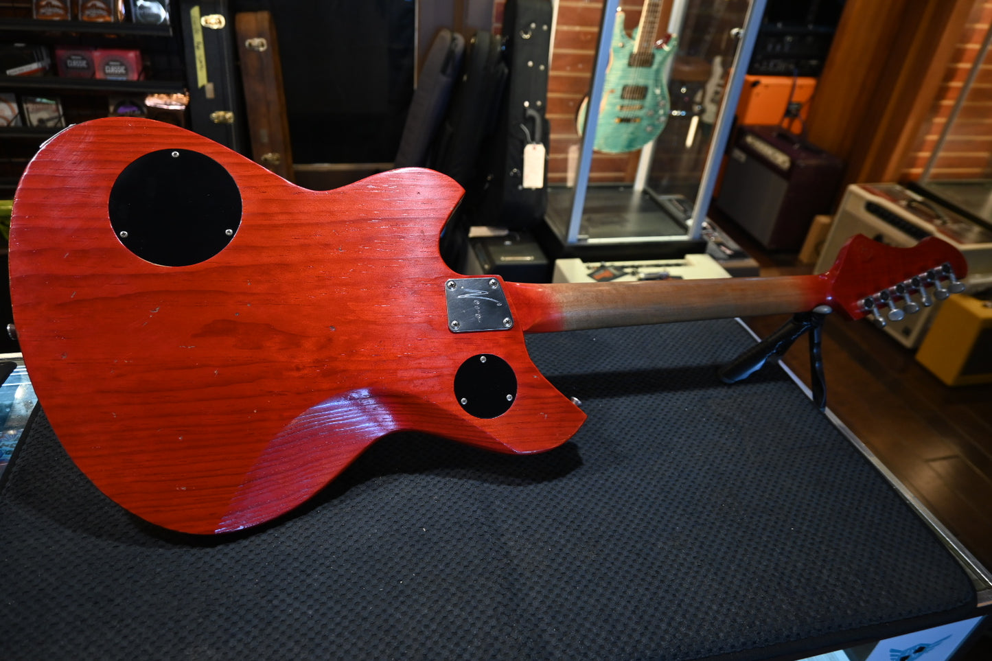 Novo Chambered Serus H2 Dealer Limited - Faded Cherry Burst Guitar #6302 - Danville Music