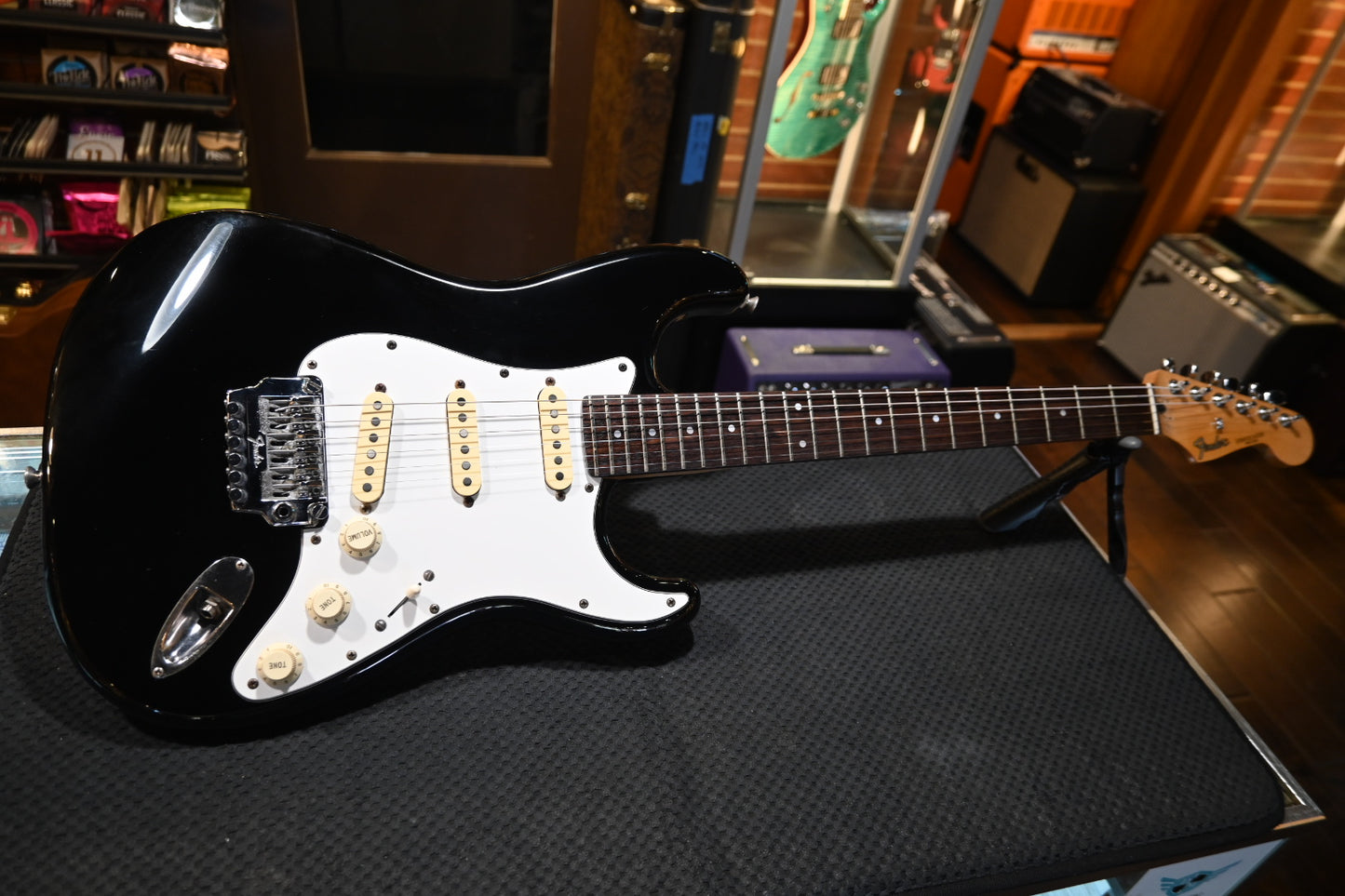 Fender Contemporary Stratocaster MIJ 1986 - Black Guitar #2362 - Danville Music