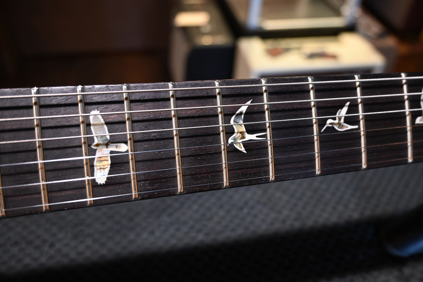 PRS Custom 24-08 10-Top One Piece Top - Whale Blue Smoke Burst Guitar #9994 - Danville Music