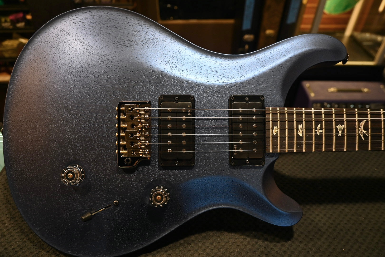 PRS Standard 24 Satin - Pearl Black Guitar #8477 - Danville Music