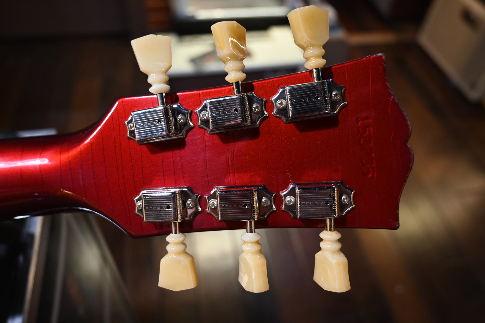 Gibson Custom Shop 1964 ES-335 Reissue Light Aged - Sparkling Burgundy Guitar #0735 - Danville Music