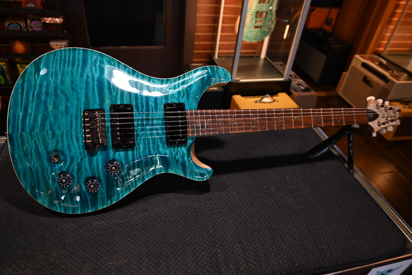 PRS Wood Library DGT 10–Top Quilt - Carroll Blue Guitar #2069 - Danville Music