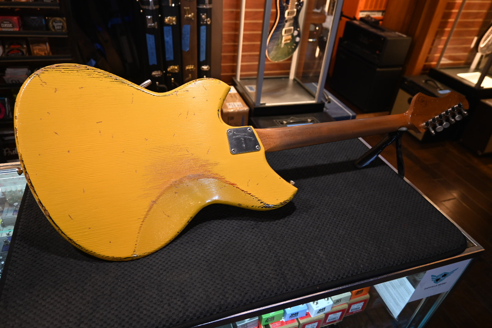 Novo Serus J - Vandalism Yellow over ‘64 3-stone Burst Guitar #5107 - Danville Music