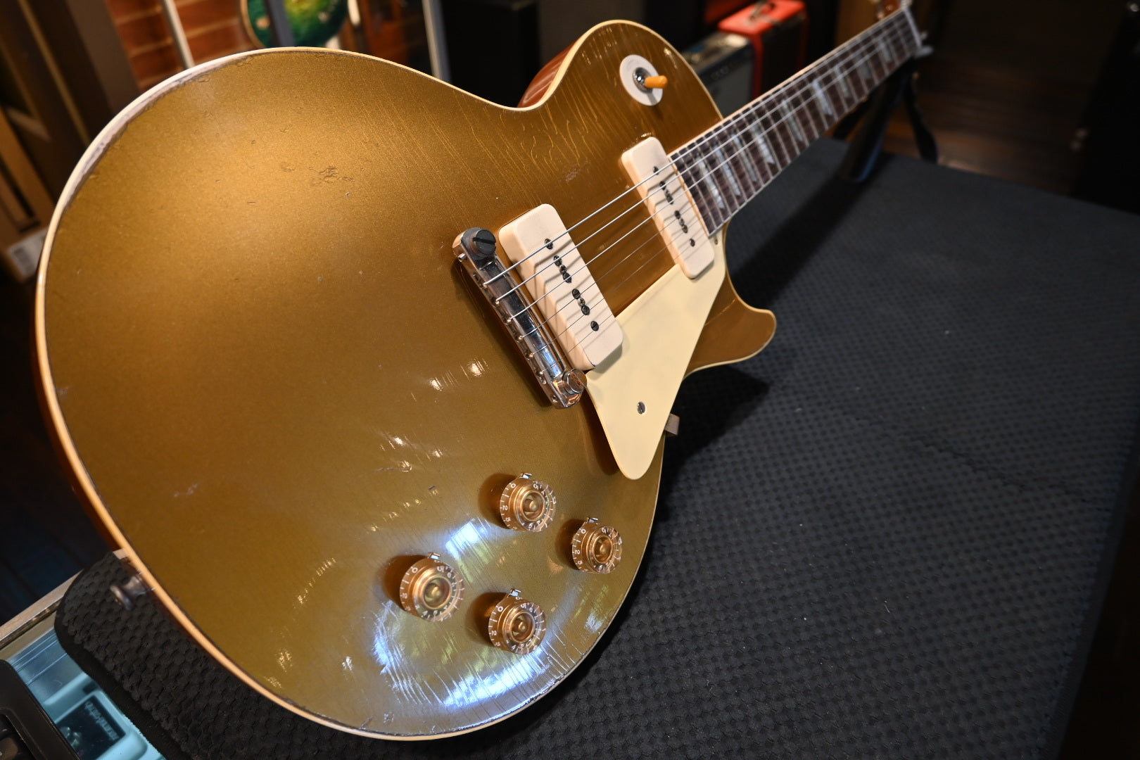 Gibson Custom Shop 1954 Les Paul Goldtop Reissue Murphy Lab Heavy Aged - Double Gold Guitar #4211 - Danville Music