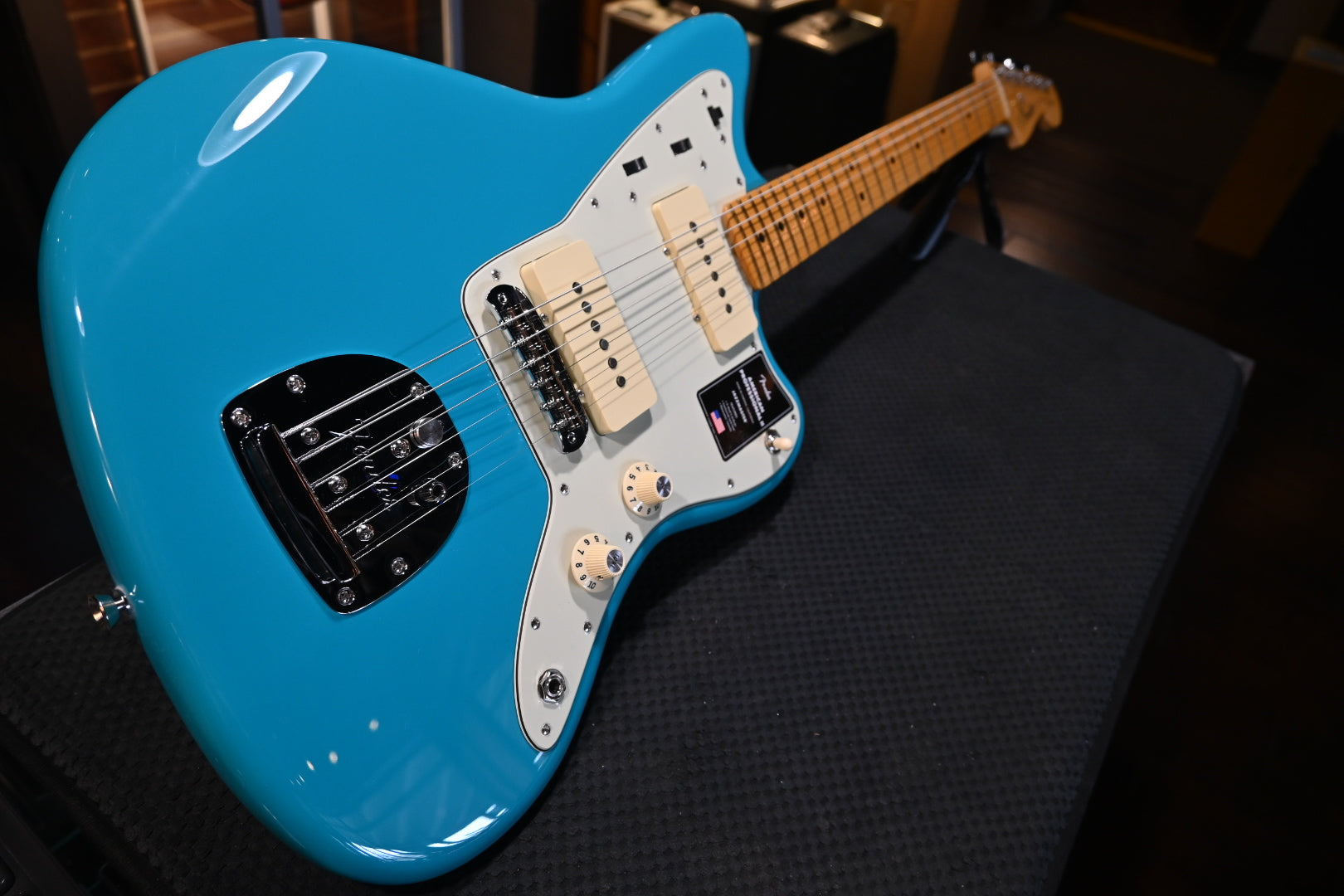 Fender American American Professional II Jazzmaster - Miami Blue Guitar  #3204