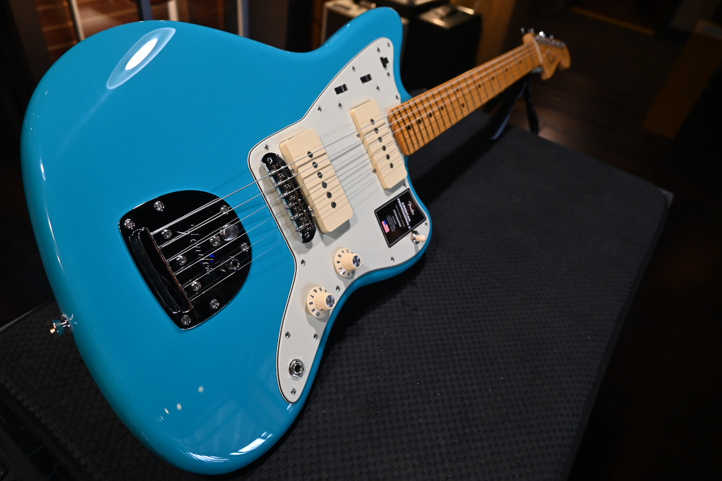 Fender American American Professional II Jazzmaster - Miami Blue Guitar #3204 - Danville Music