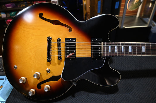 Epiphone Inspired by Gibson Custom 1962 ES-335 Reissue - Vintage Burst Guitar #1738