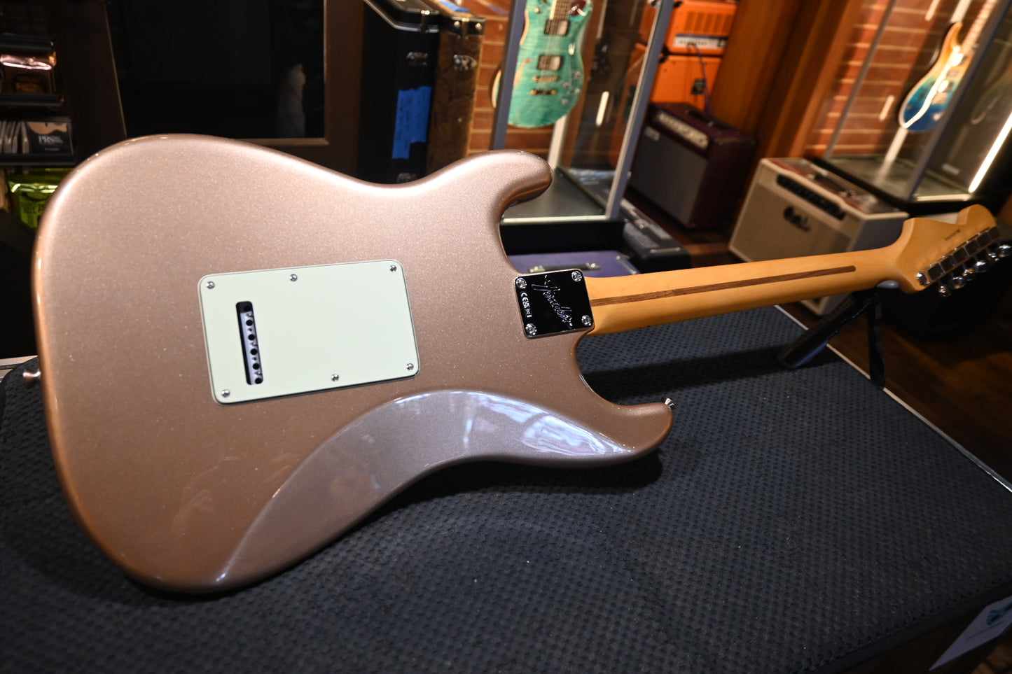 Fender American Professional Classic Stratocaster - Faded Firemist Gold Guitar #0216