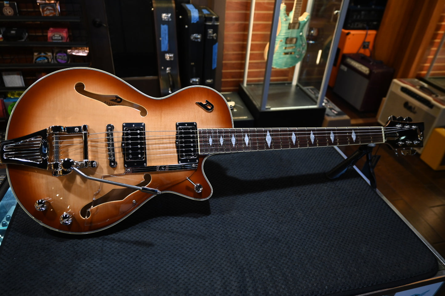 Duesenberg Starplayer TV Deluxe - Light Antique Burst Guitar #3144 - Danville Music