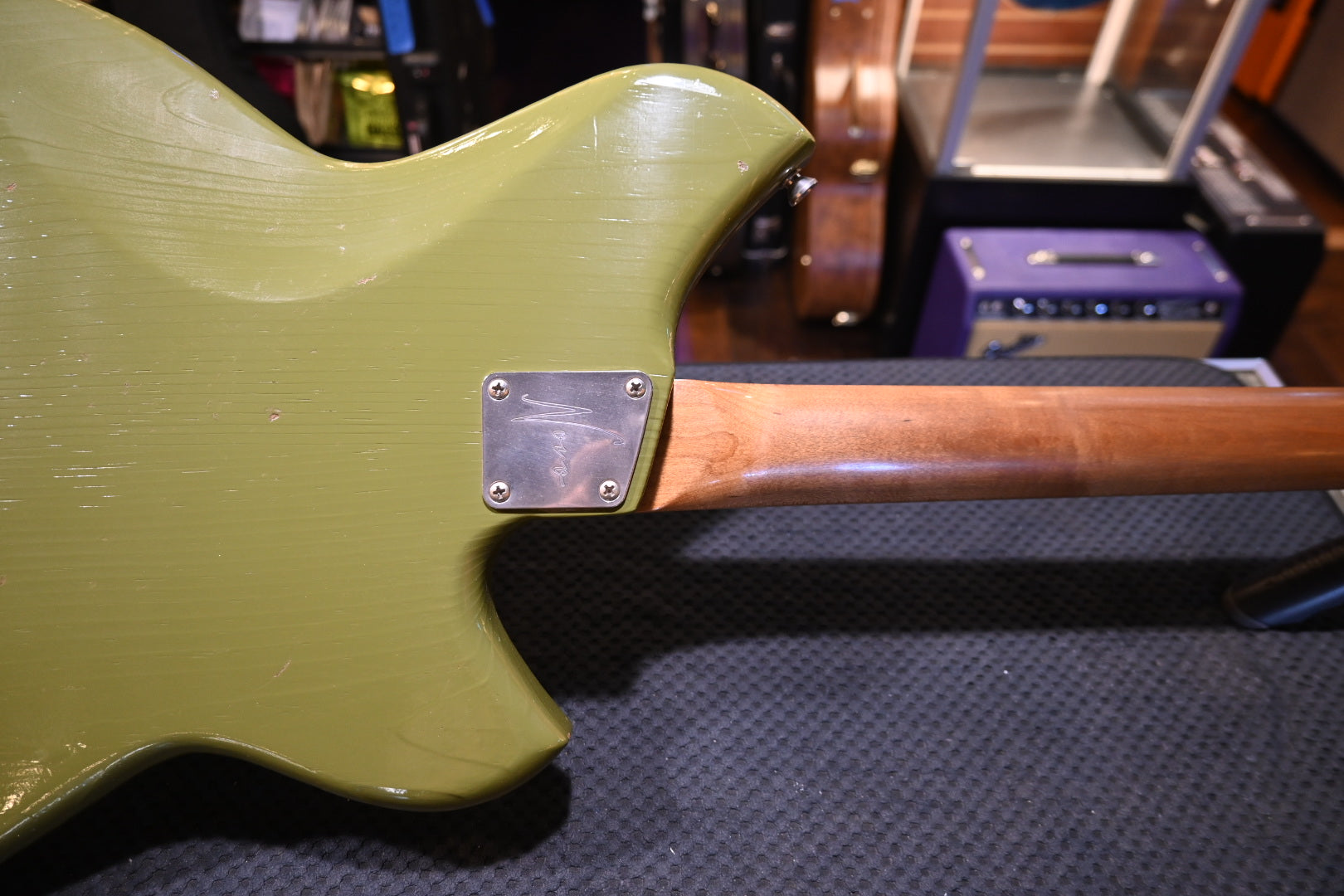 Novo Custom Serus J Left-Handed - Uffington Green Guitar #1403 - Danville Music