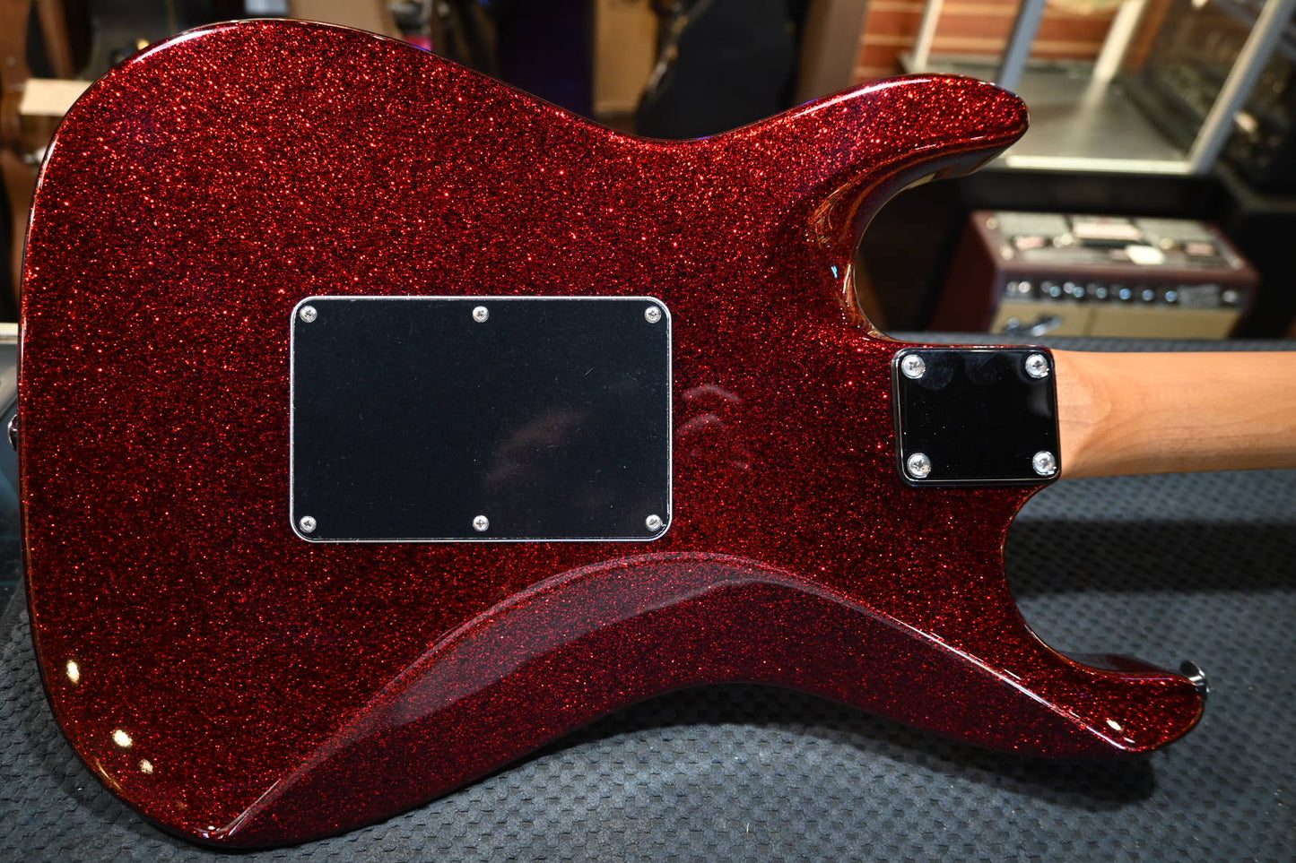 Suhr Pete Thorn Signature Series Custom HSS - Red Sparkle Guitar #9356 - Danville Music