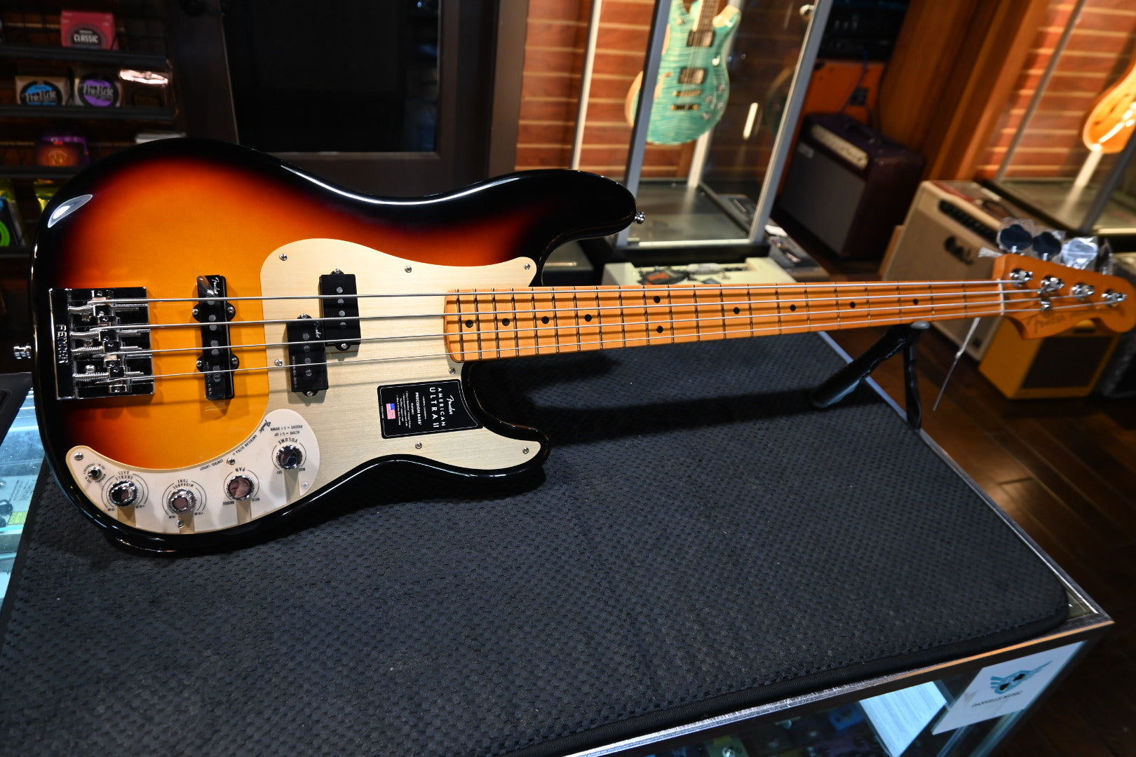 Fender American Ultra II Precision Bass - Ultraburst Bass #1349 - Danville Music