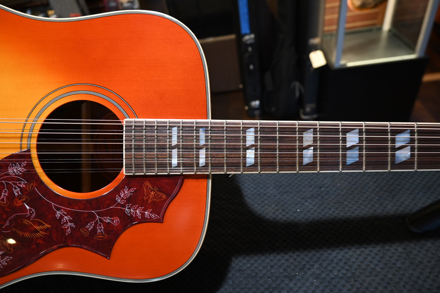 Epiphone Hummingbird 12-String - Aged Cherry Sunburst Guitar #3318