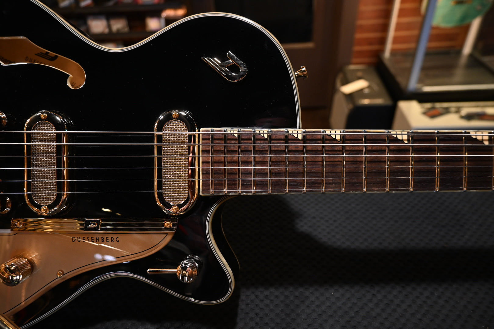 Duesenberg Starplayer TV Phonic - Black Guitar #0497 - Danville Music