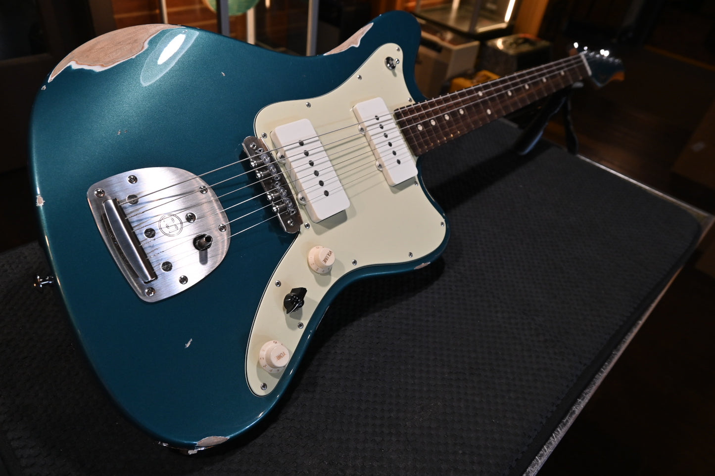 Suhr Classic JM Antique Limited Edition - Ocean Turquoise Metallic Guitar #9493 - Danville Music