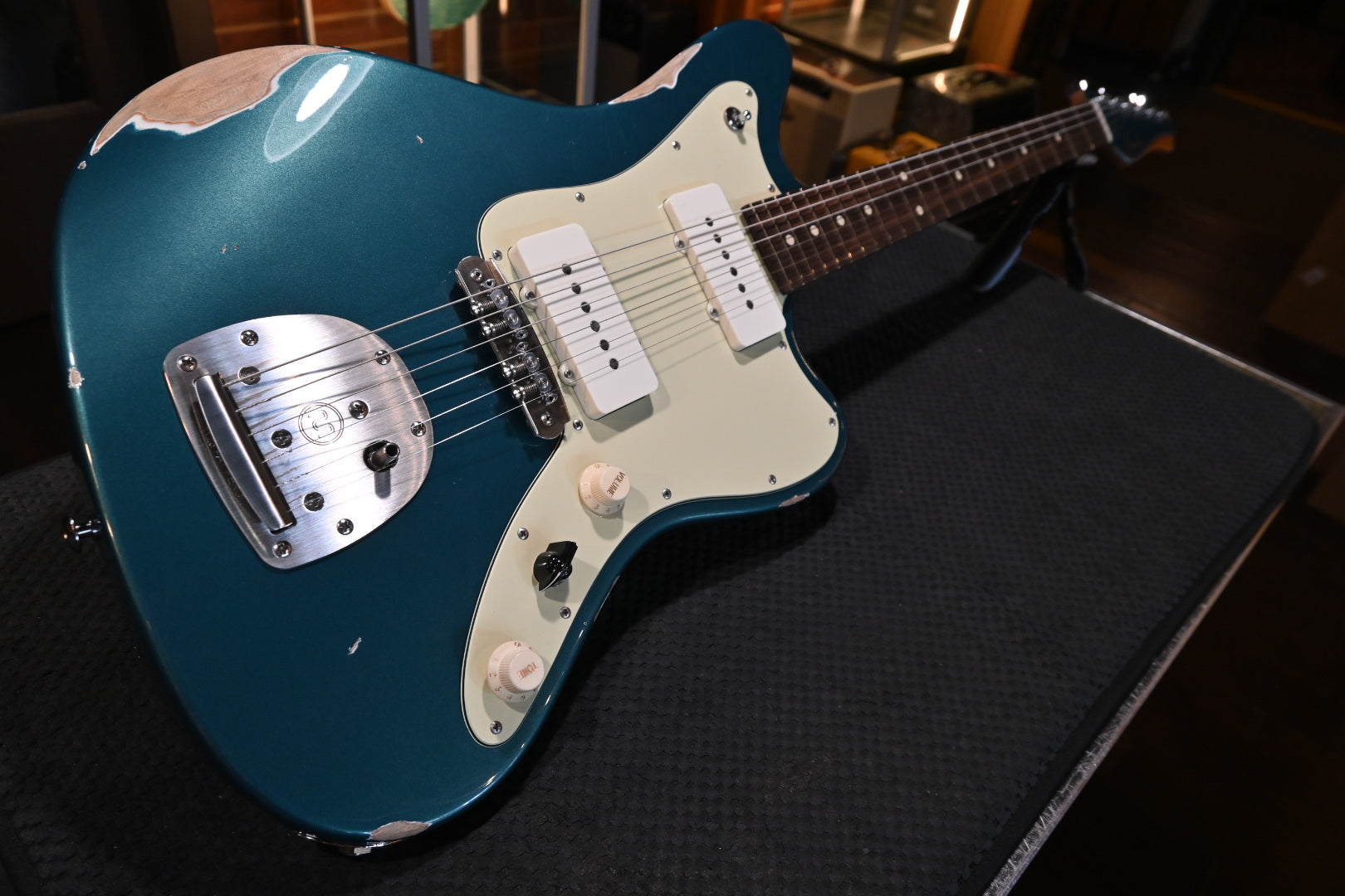 Suhr Classic JM Antique Limited Edition - Ocean Turquoise Metallic Guitar #9493 - Danville Music