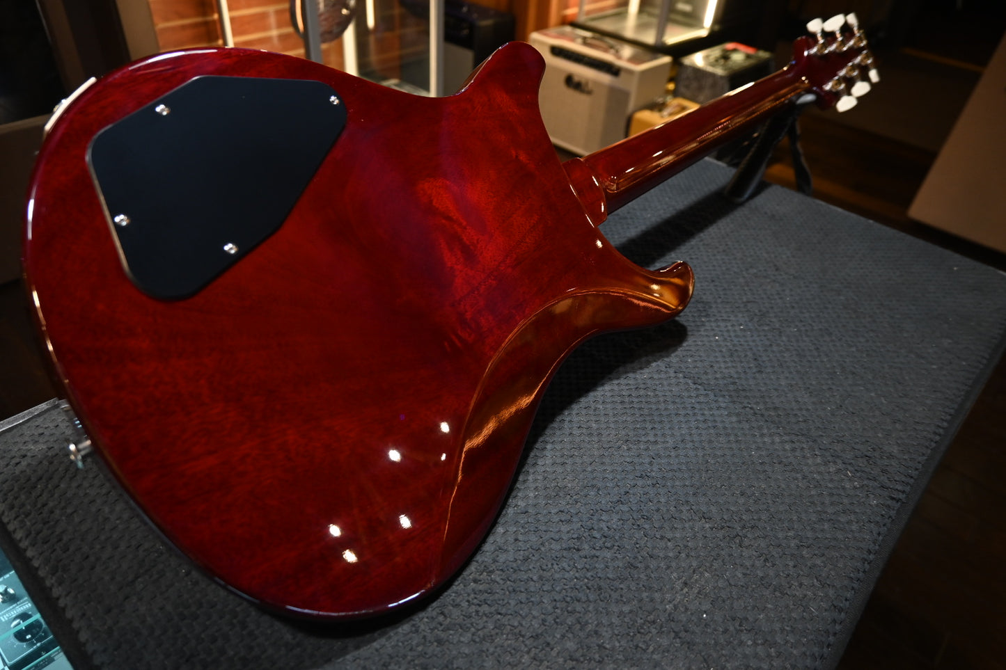 PRS Wood Library S2 McCarty 594 Thinline - Dark Cherry Sunburst Guitar #5492