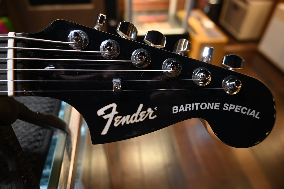 Fender Limited Edition Player Fusion Jaguar Baritone Special - Black Guitar #7311