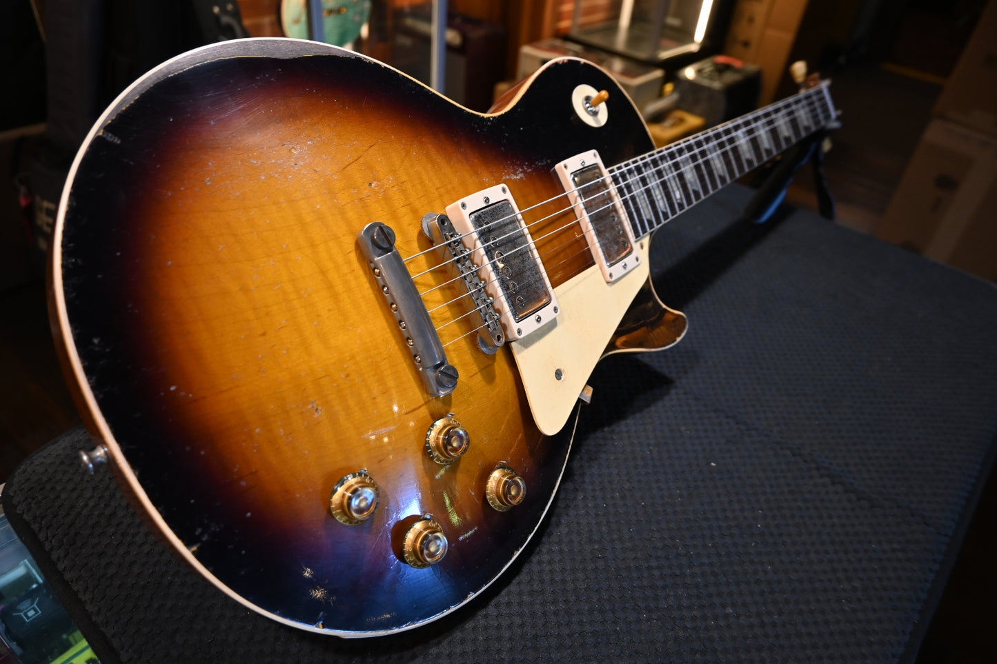 Gibson Custom Shop 1959 Les Paul Standard Reissue Murphy Lab Ultra Heavy Aged - Kindred Burst Guitar #3498 - Danville Music