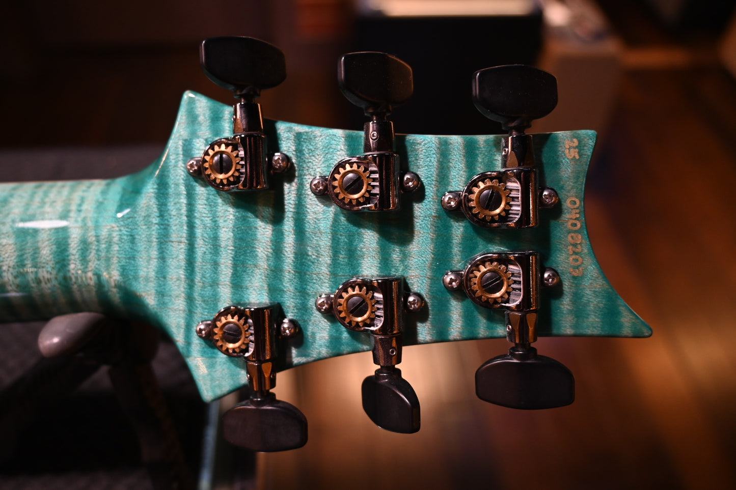 PRS Wood Library McCarty 594 Semi-Hollow Danville Music 35th Anniversary Artist Top 2025 - Bahamian Blue Guitar #8203
