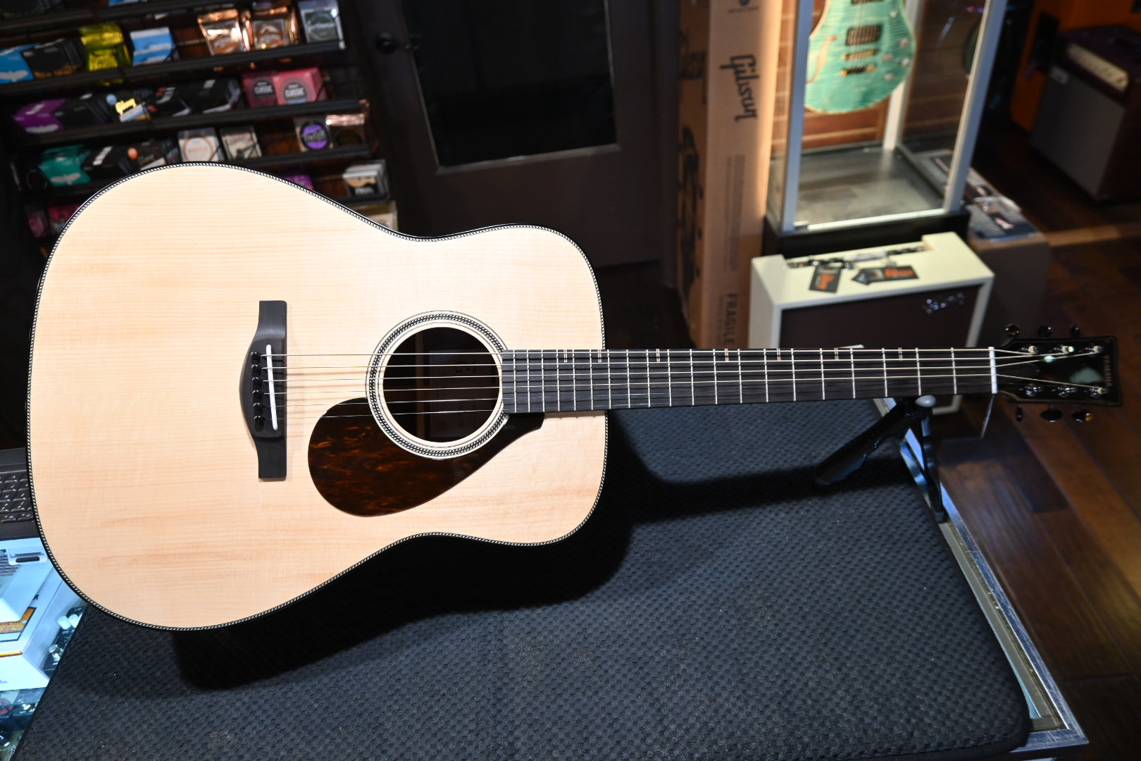 Yamaha FG9 60th Anniversary Adirondack Spruce/Guatamalan Rosewood Guitar #093A - Danville Music