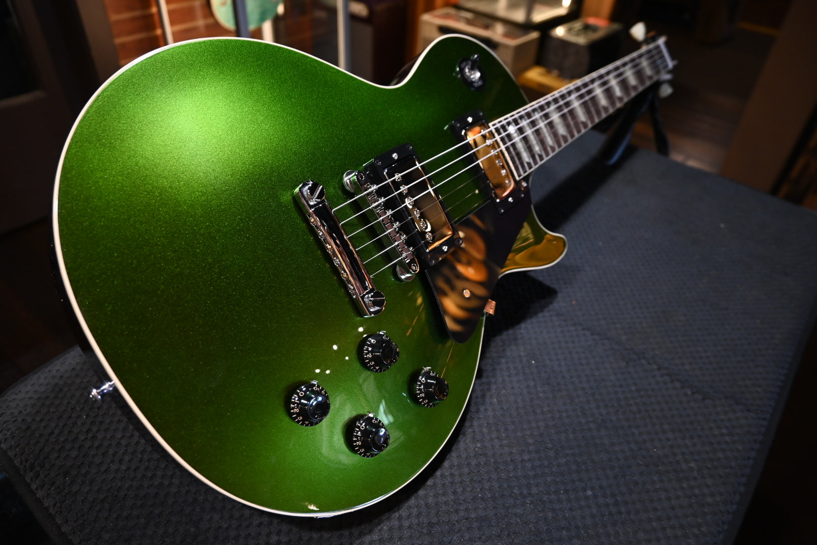 Gibson Custom Shop 1957 Les Paul Standard Reissue - Sweet Green Shift Top Guitar #6022 - Danville Music