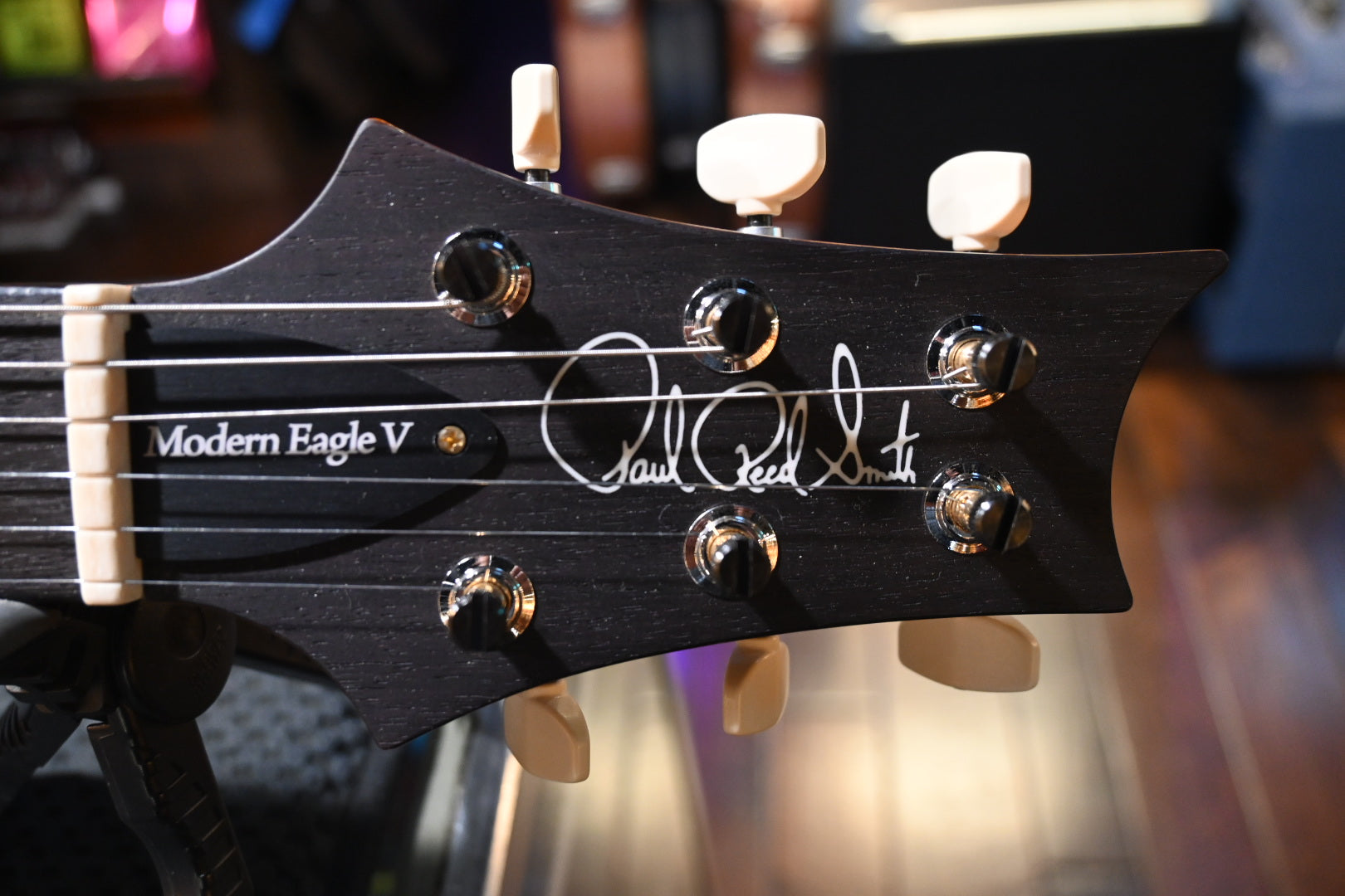 PRS Modern Eagle V 10-Top - Yellow Tiger Guitar #8117 - Danville Music