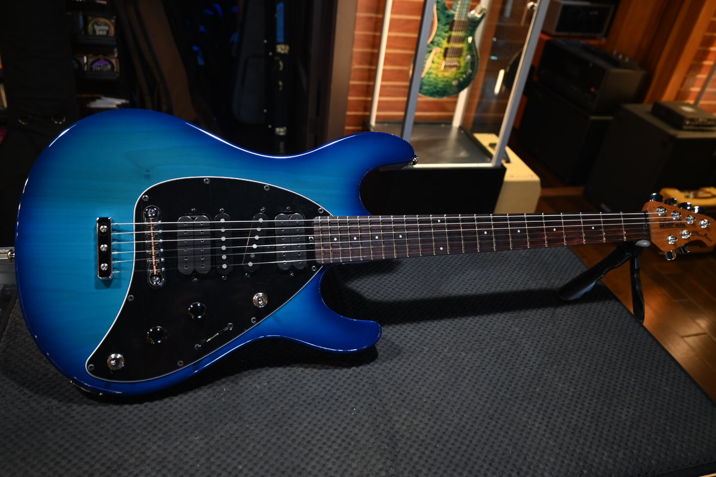 Music Man Steve Morse Signature - Morse Blue Burst Guitar #6515