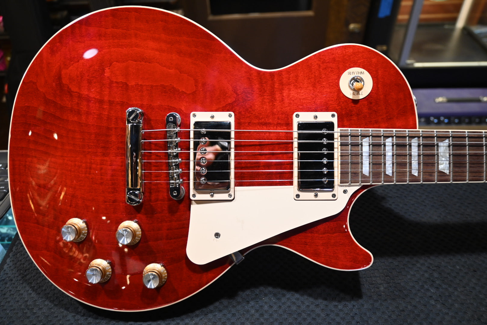 Gibson Les Paul Standard ‘60s Figured Top 2023 - Cardinal Red Guitar #0020 - Danville Music