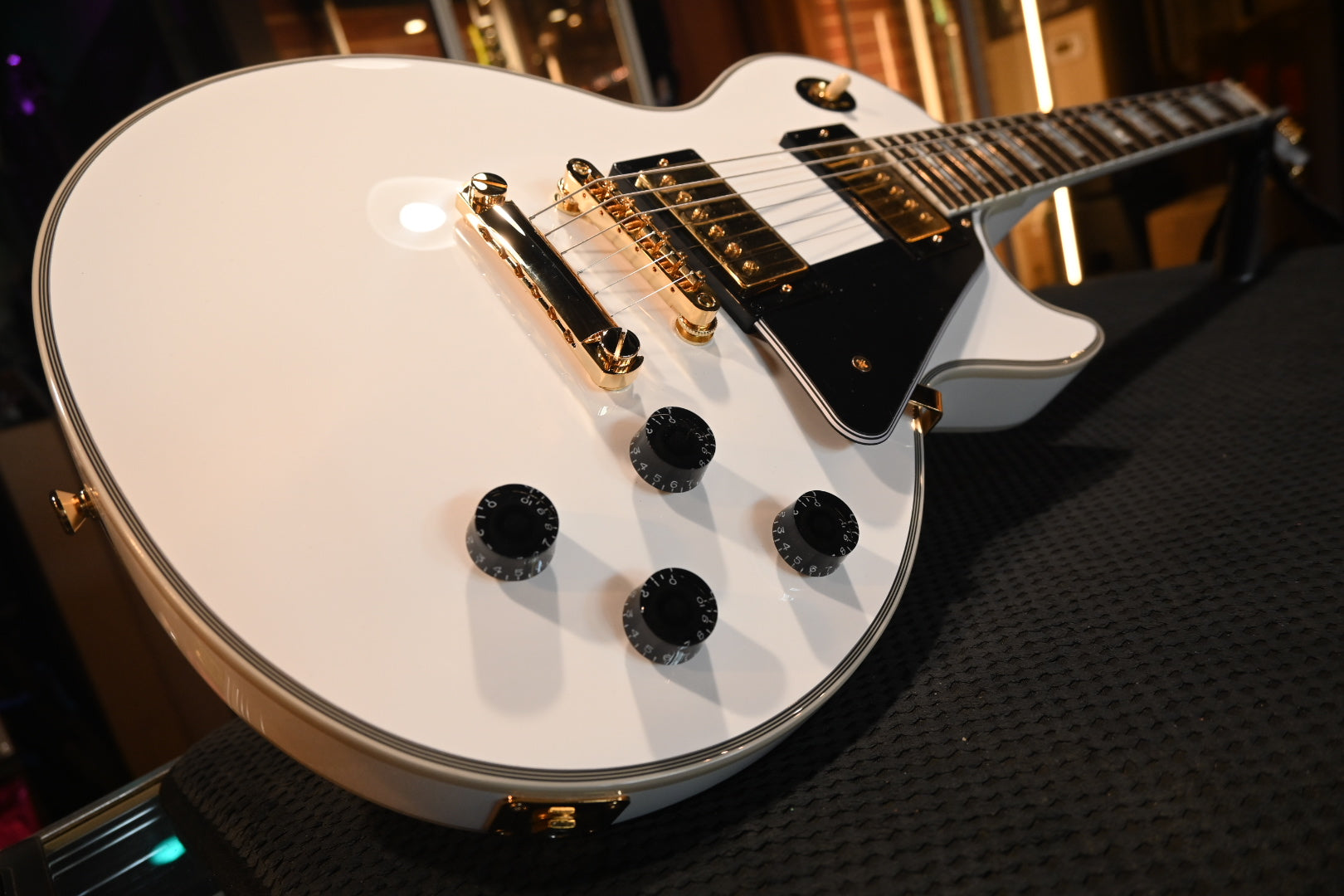 Epiphone Les Paul Custom - Alpine White Guitar #3242